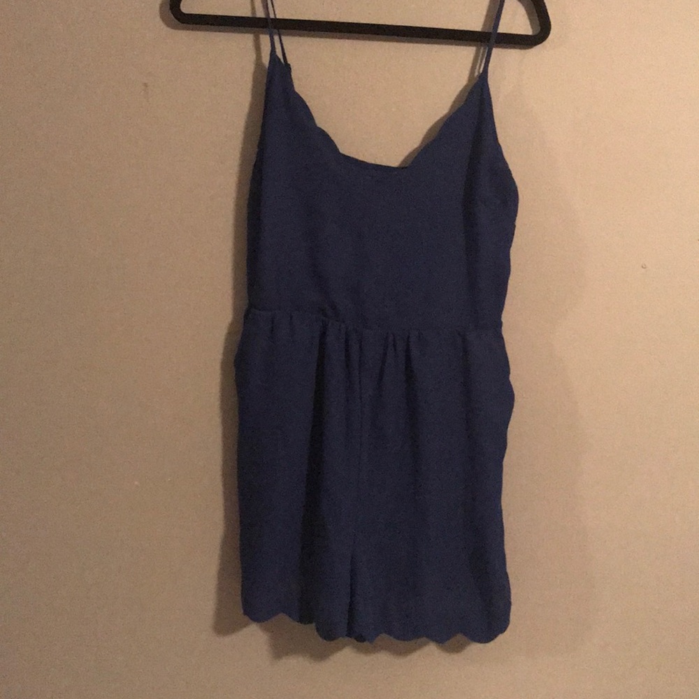 Royal blue romper